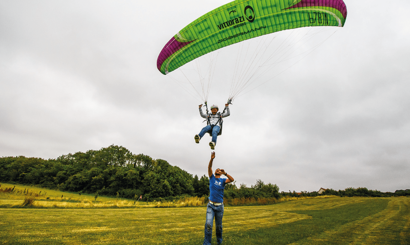 paramotor trip vittorazi motors joel egasse