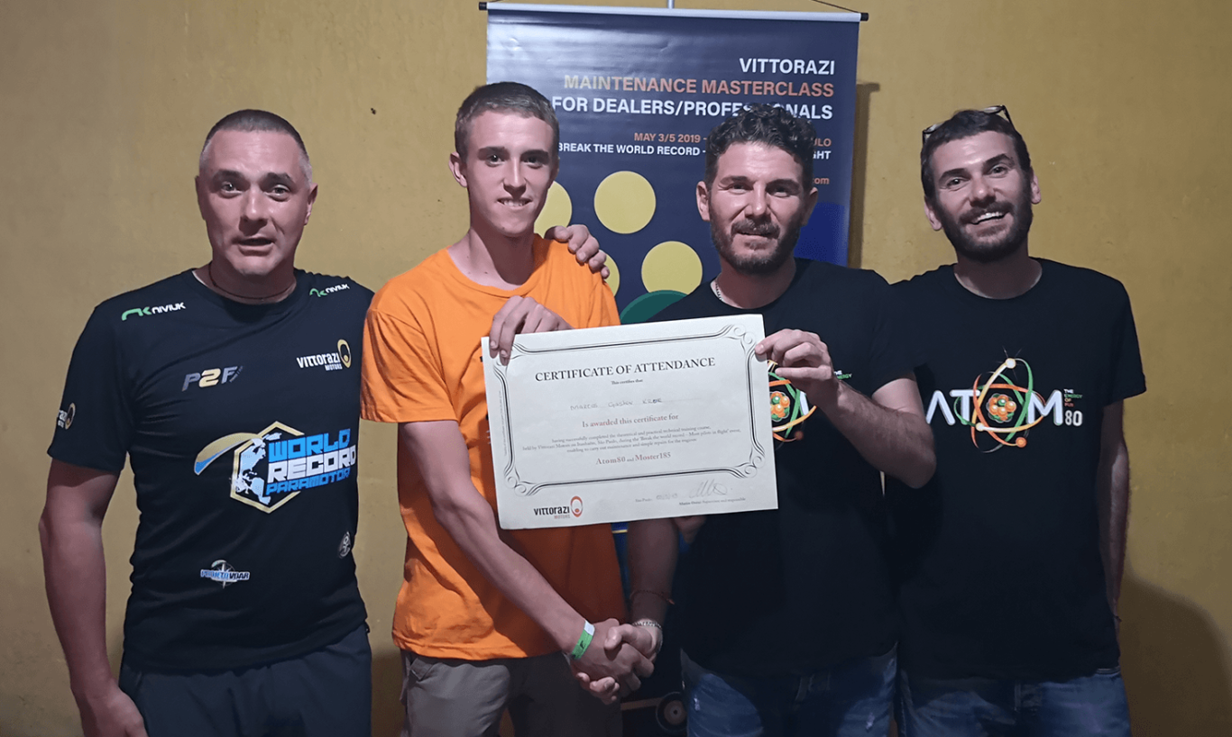 paramotor engines brazil vittorazi