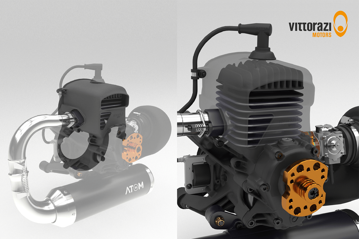 atom 80 engine paramotor vittorazi